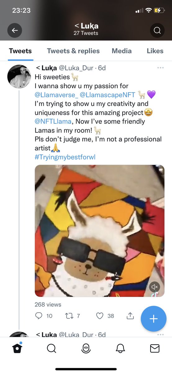 Luka_Dur's tweet photo. @LlamascapeNFT Hi everyone, pls check my fan arts 🦙🤞🤣💜 https://t.co/fWh9i3pPeA