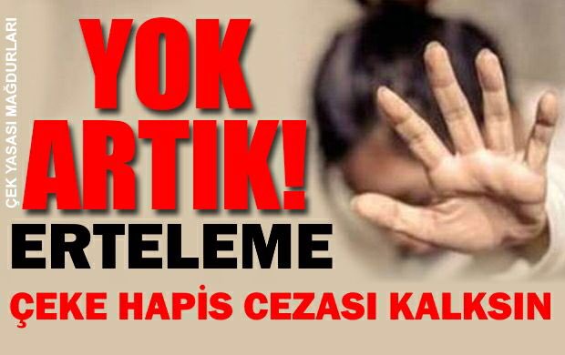 <a href="/mehmedmus/">Dr. Mehmet Muş</a> Sayın Bakanım <a href="/mehmedmus/">Dr. Mehmet Muş</a>  artık kalkmak istiyoruz ancak üzerimizde bu korku ile mümkün olmuyor hangi işi yapalımda bi anda ödeyelim biz şirketlerimizi yıllarca calısarak belli seviyeye getirdik hemen yapmak üstelik hapis korkusu varken yapmayın bu zulmu #CekeHapisCezasıKalksın