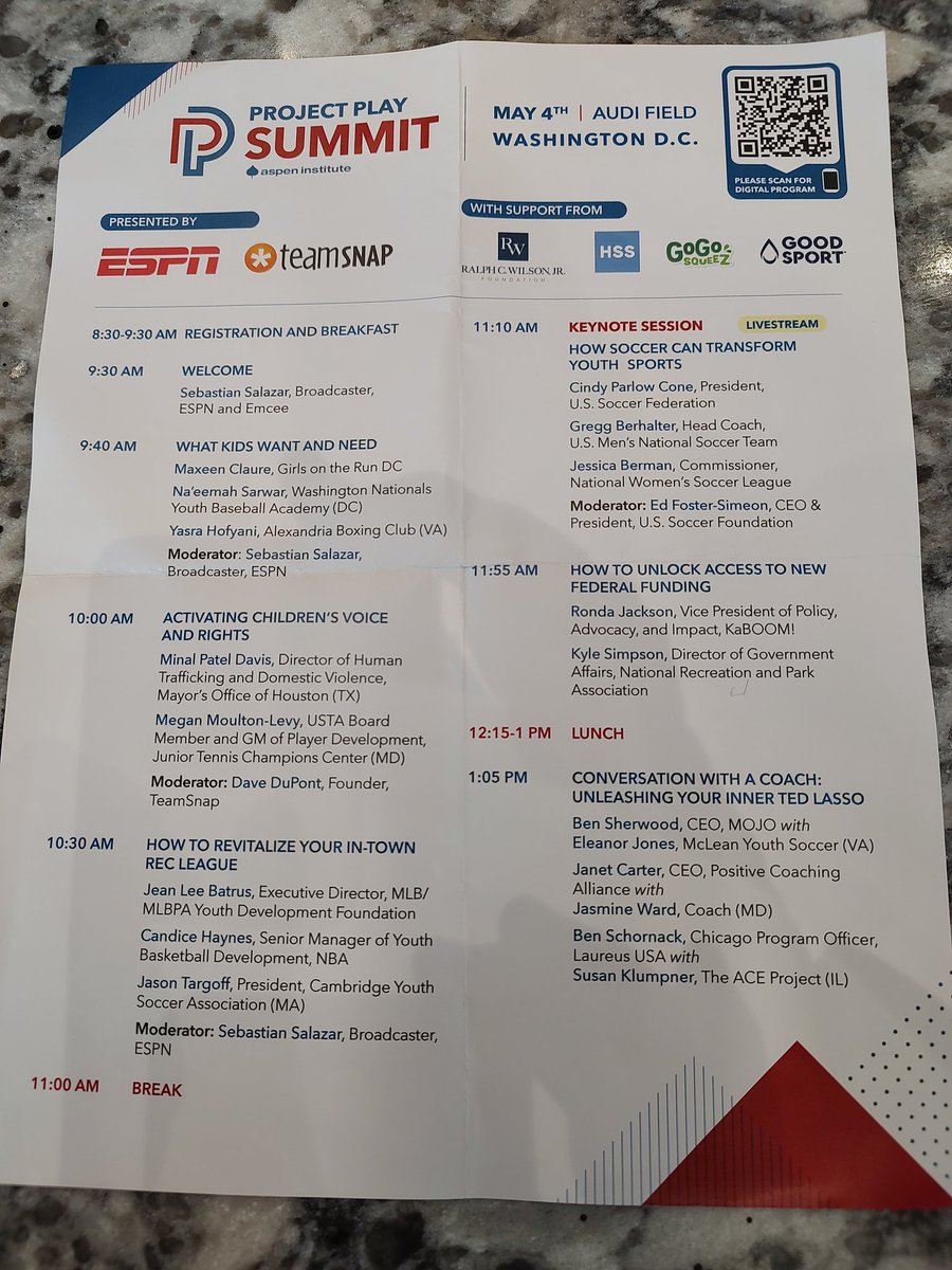 CoachDaveJake's tweet photo. In DC for @FitKidsCA to connect with the best and brightest in our field @AspenInstSports #ProjectPlay https://t.co/yvO8vpcSxg