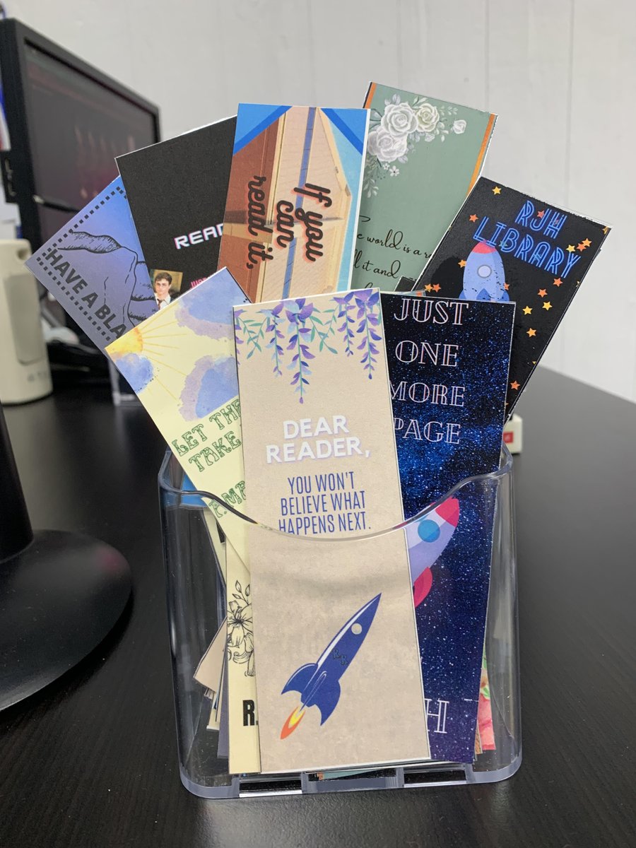 All of the bookmark designs will be available in the library for a limited time! Because we ❤️them all! Grab one while you can!