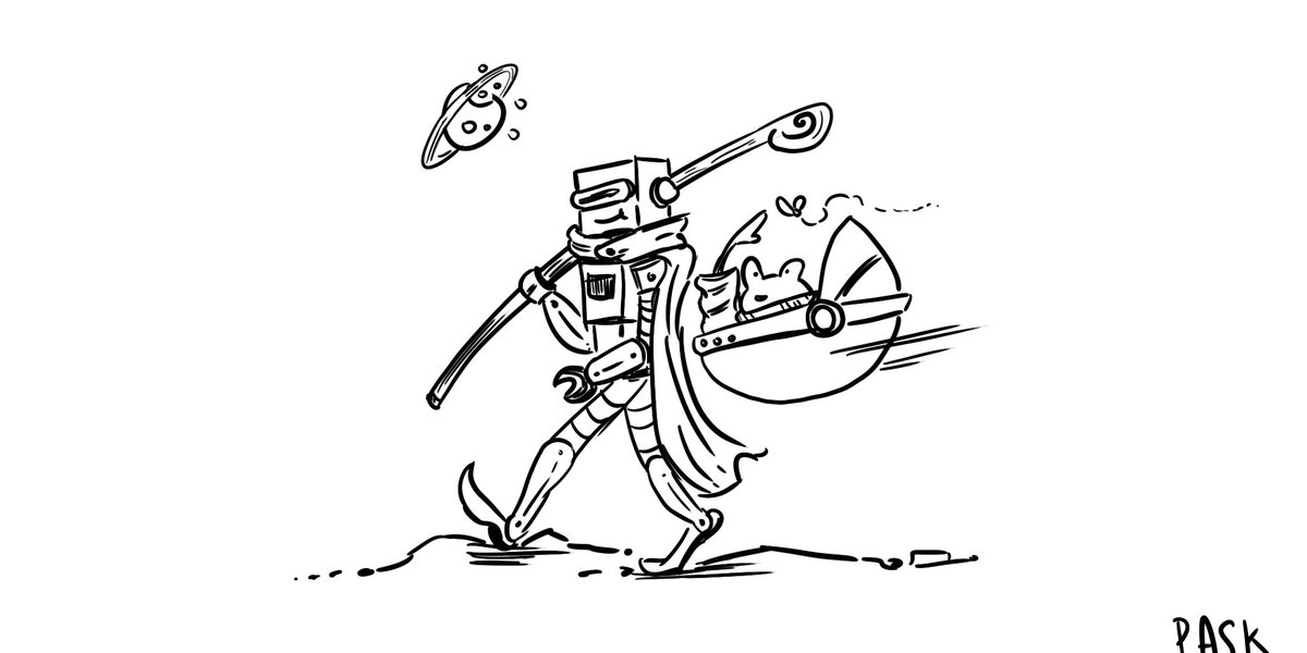 May the 4th be with you from 🤖 &amp; 🐸 #robotosnft #Mandalorian