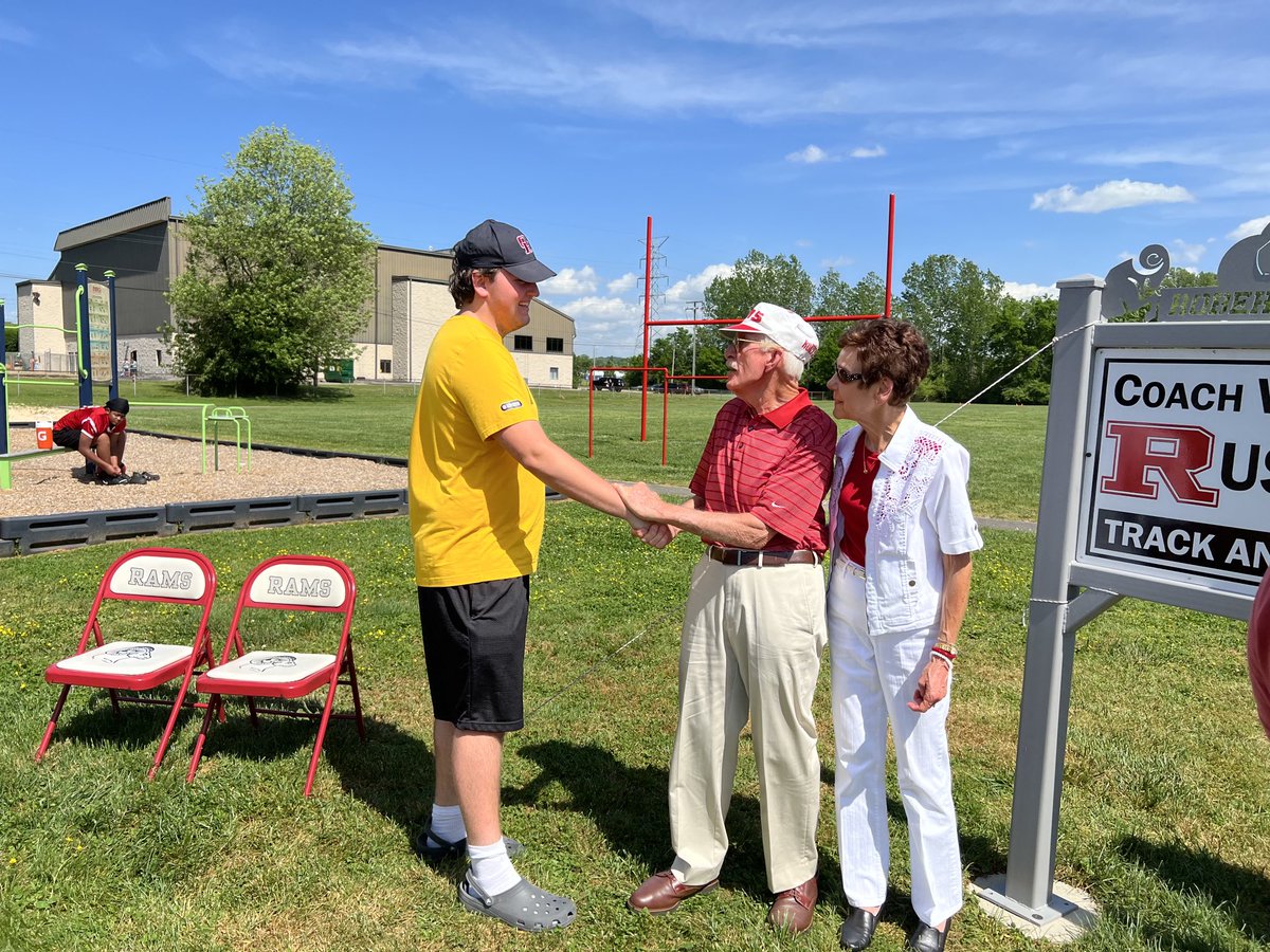 🐐 Coach and great man. Congrats Coach Russell! now namesake of Rams track and field.

⁦<a href="/ORHSWildcats/">OakRidgeWildcatFootball</a>⁩ 
⁦<a href="/ORSchools/">Oak Ridge Schools</a>⁩