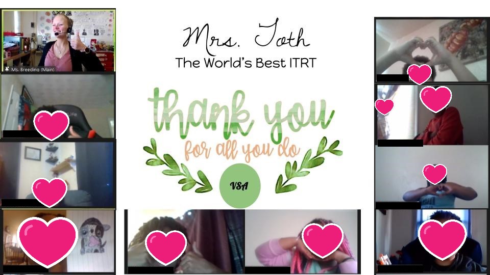 Gifted from Ms. Breeding and her fantastic students! This made my day 😍; I wish you could see their little smiling faces. Supporting the Virtual Scholars' Academy has been so very rewarding! Thank you, Ms. Breeding! @NPSchools <a href="/NPS_ITRTS/">NorfolkPublicSchools-ITRTS</a>