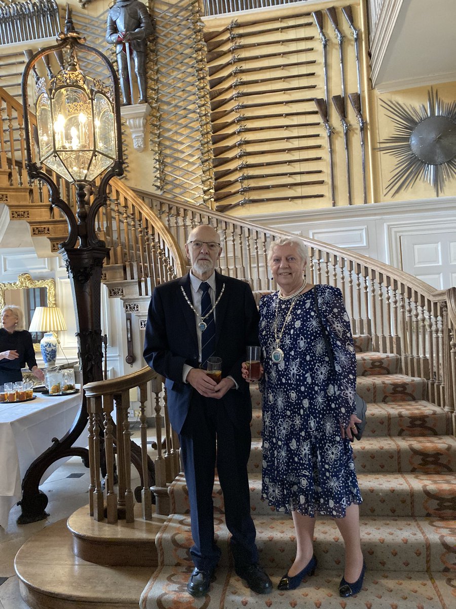 What a fabulous house and what an entrance hall. Privileged to be invited to Chevening House for lunch with the Mayor of Sevenoaks and guests.