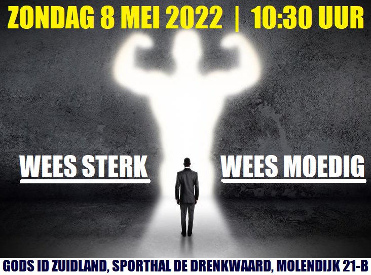 godsid1's tweet photo. SPECIALE VERRASSING EN AANDACHT I.V.M. MOEDERDAG!
Aanstaande zondag 8 mei ben je van harte welkom bij Gods ID Zuidland. Spreker Jan Koeslag zal spreken over het thema: “Wees sterk, wees moedig. Voor kinderen van 4 t/m 11 jaar oud is er zondagsschool. #godsid #zuidland #nissewaard https://t.co/RWfGJIadaG