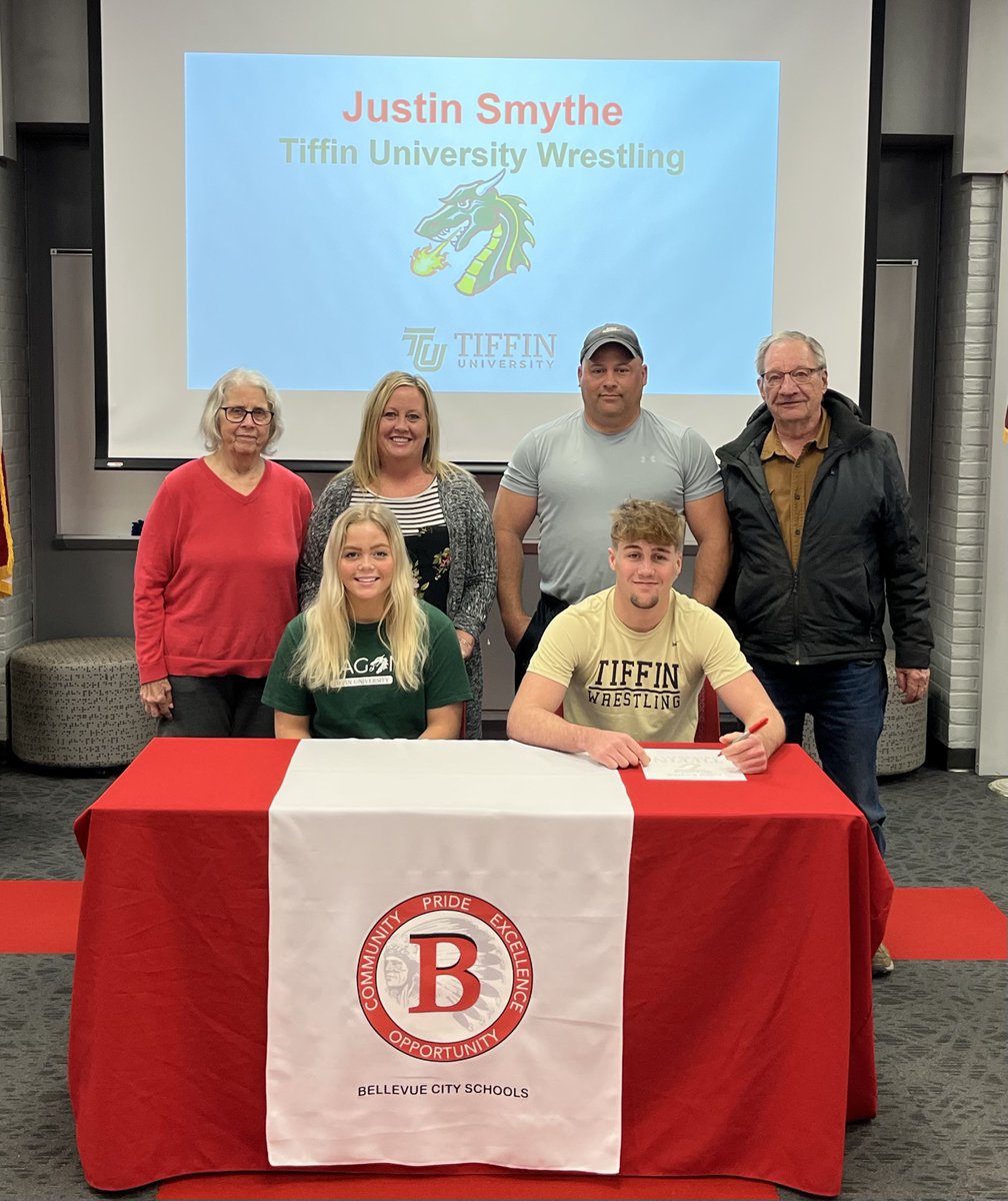 Congrats Justin on continuing your academic and athletic career Wrestling for Tiffin University #AlwaysARedmen #GoRed   <a href="/gotiffindragons/">Tiffin University Athletics</a>