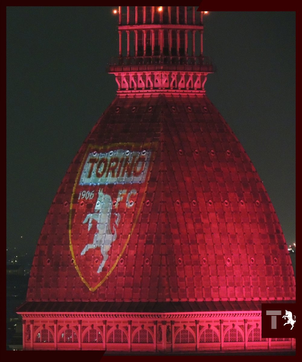 TuttoIlToro's tweet image. Il nostro SIMBOLO.
Il nostro COLORE.
La nostra CITTÀ.

🤎 La Mole Antonelliana illuminata di granata in memoria degli Invincibili. #SFT #FVCG 

#GrandeTorino #4maggio