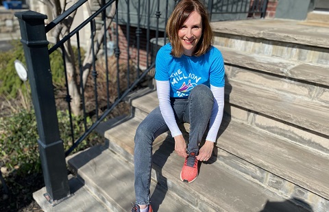 Spring is in the air and there's no better way to welcome it than by getting active outside for the #MillionReasonsRun in support of @CCHFoundations and children's hospitals across Canada. Join me May 1-31. There are a million reasons to run– what's yours? millionreasons.run