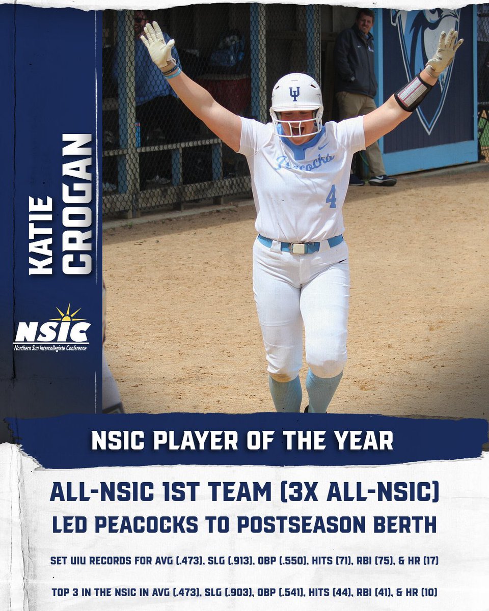 FOR THE 1st TIME IN PROGRAM HISTORY!!! 

YOUR 2022 NSIC PLAYER OF THE YEAR!!!!🦚

🏆KATIE CROGAN🏆

#FeathersUp x #Time2TapIn