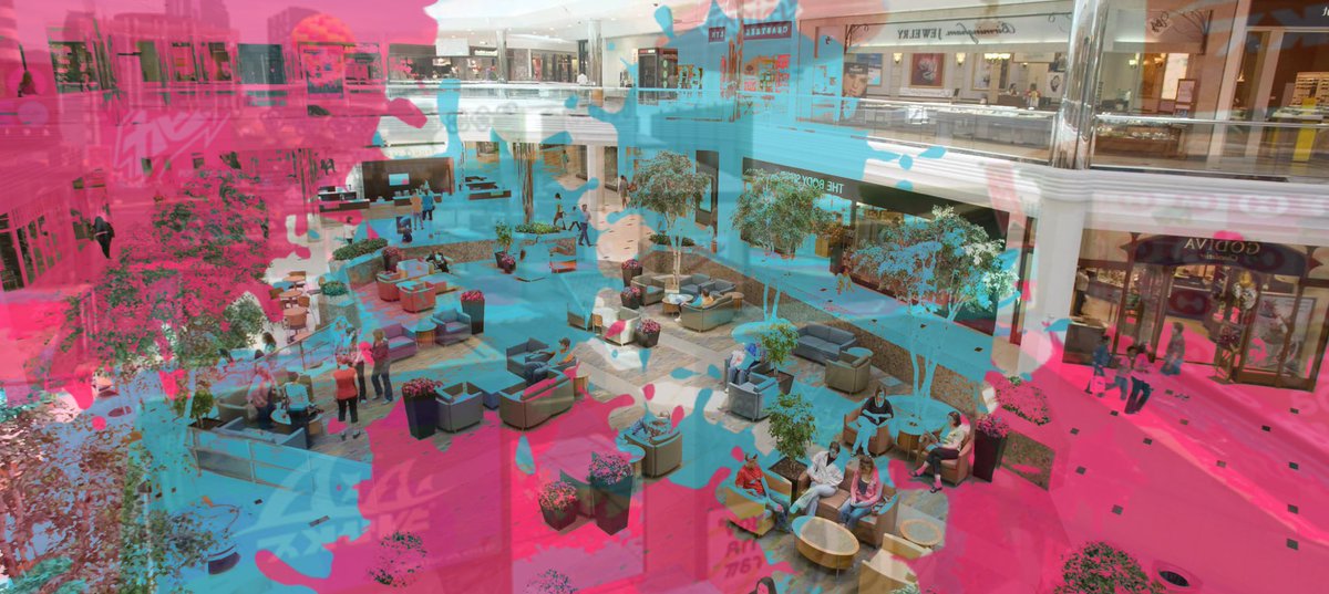SplatoonMI1's tweet photo. BREAKING: We’ve just gotten word of renovations being made to Arowana Mall! It will soon be transformed into Twelve Oaks Mall at release, and will be playable in Splatoon 3! https://t.co/46g12BCk31
