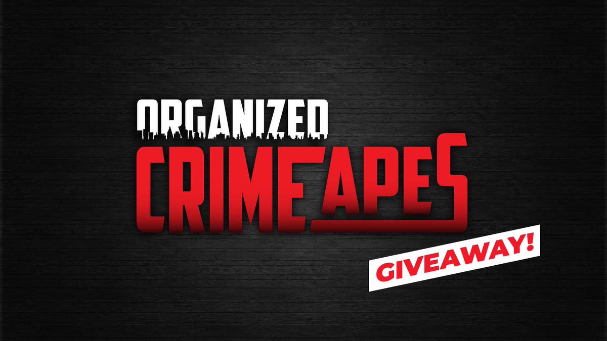 OrgCrimeApes's tweet image. Doing our first #ethgiveaway to give back to the #NFTCommunity ! 

Follow ALL of the below to be entered: 

🐦 Like &amp;amp; RT this post 

👾 Join our Discord (link in bio)

💬 Leave a comment on discord #general 

That’s it! Two winners will be selected ($50 in eth) this Friday! #nft