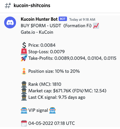 CryptoKoryo's tweet photo. $FORM
Small caps move fast!
123% profits in less than 1 hour for our Kucoin small cap lovers!
$FORM #formationfi https://t.co/ggBYd3mhWN