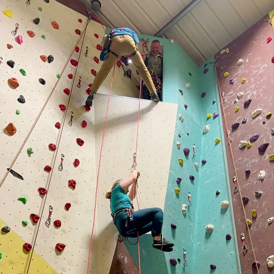 CavingIreland's tweet photo. Last Friday was spent in DCC where the participants of Women Of The Underground got to meet and try a some ladder climbs and ascents and descents using Single Rope Technique. They also got to ask very important questions like 'how cold will it be? https://t.co/P16WlQaZcN
