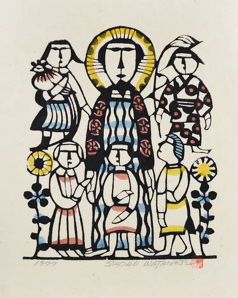渡辺禎雄 聖母子像 SADAO WATANABE | housecleaningmadison.com