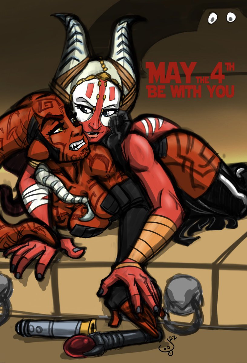 “Ti(th) and Talon” #MayThe4thBeWithYou by J Miller. #ShaakTi #DarthTalon #MayTheFourthBeWithYou #StarWarsDay #StarWars