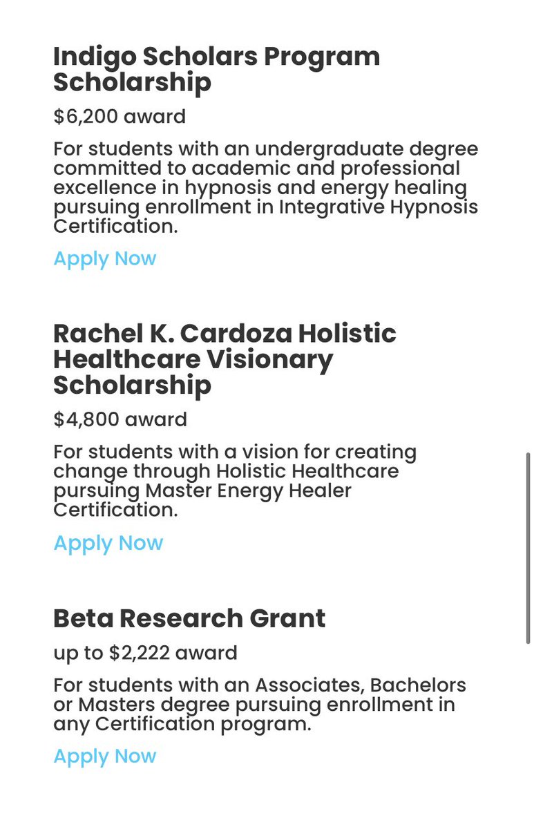 PleiadInstitute's tweet photo. Our scholarships &amp; grants provide you with tuition support to train in energy healing &amp;/or hypnosis. https://t.co/UTeCNvnd6S