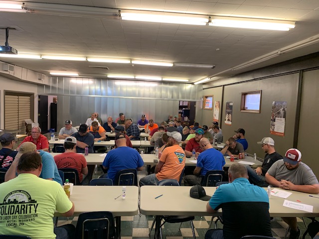 SmartUnion20EVV's tweet photo. We would like to thank our brothers and sisters who came out and voted on their wages and fringes. #SMARTLocal20 #UnionStrong https://t.co/sT9hb69TW3
