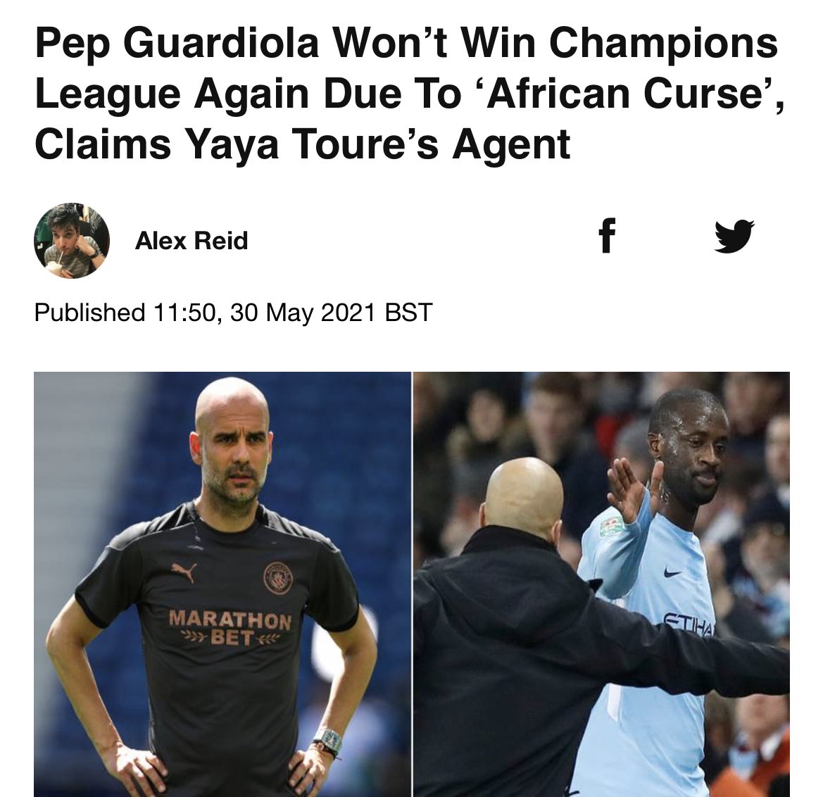 Pep. You can run but you cannot hide.