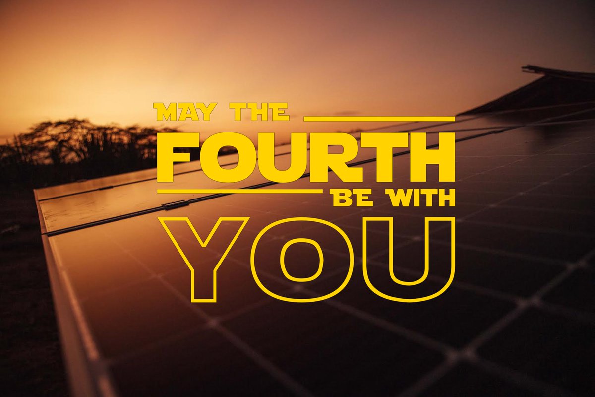VisionSolarllc's tweet photo. May the solar force be with you always!
Request your FREE solar assessment: https://t.co/gWITx4XDI1
#VisionSolar #SolarEnergy #SolarPower #SolarPanels #StarWarsDay #MayFourth #Maytheforcebewithyou #RenewableEnergy https://t.co/D6al4WY6u9