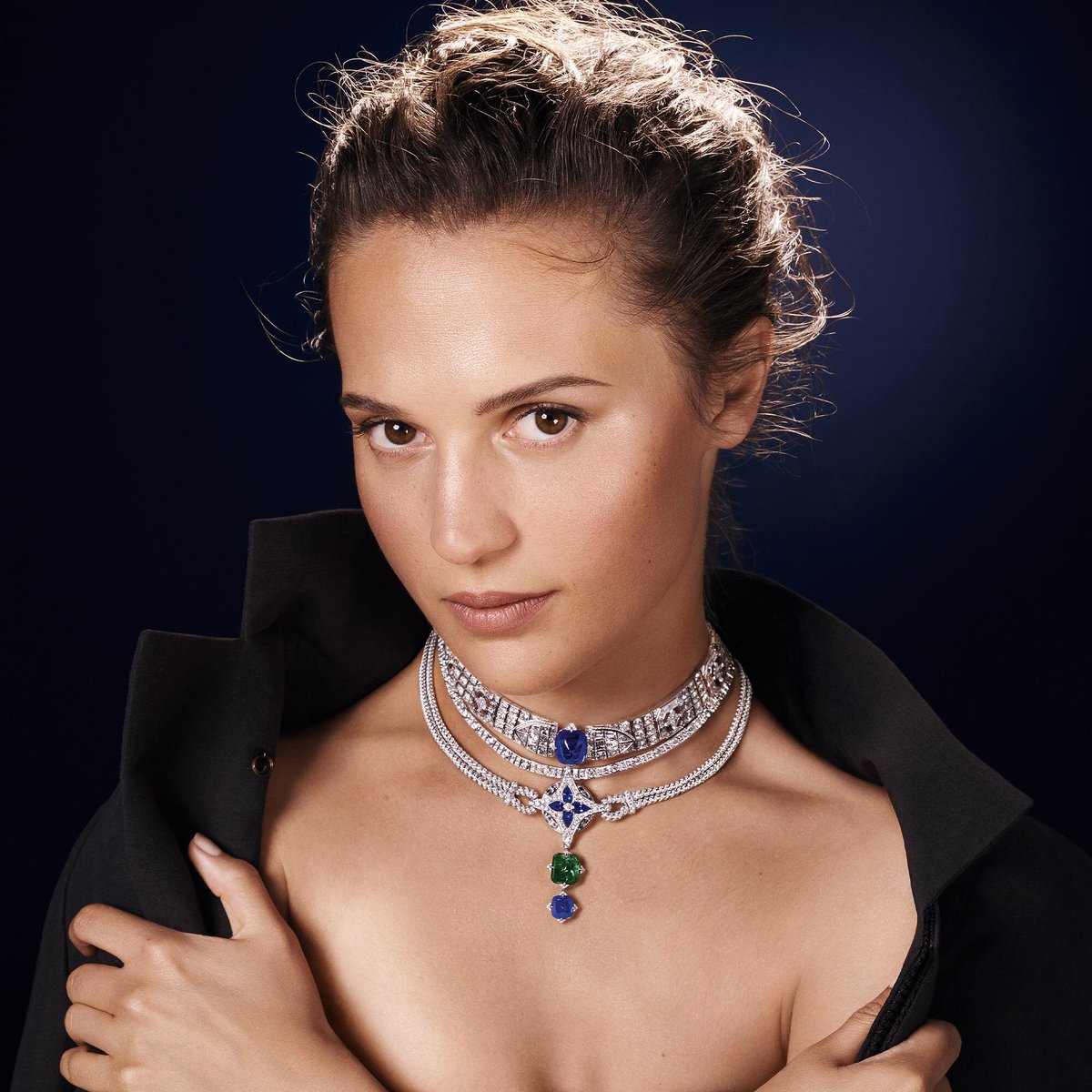alicia vikander for the "LV Volt" fine jewellery collection ✨
