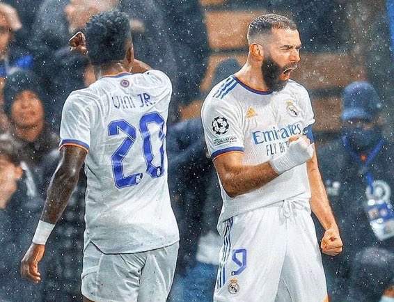 benim şehrim benim krallığm diyor 
#Benzema #kral #HalaMadrid #ManchesterCity #ChampionsLeague