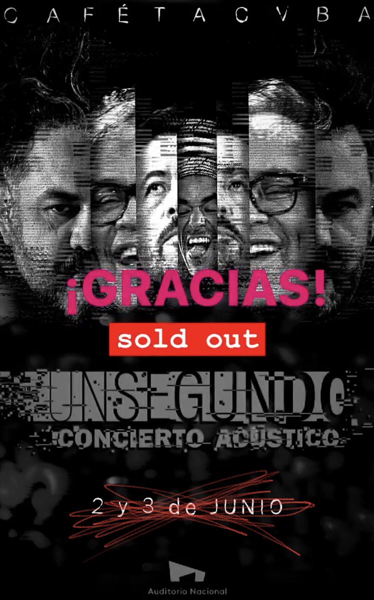 cafetacvba's tweet photo. ¿Que decimos ante tanto amor? 🥹🥹
2 y 3 de Junio #SoldOut 
¡Gracias TACVFANS! https://t.co/jx30EYuXpB