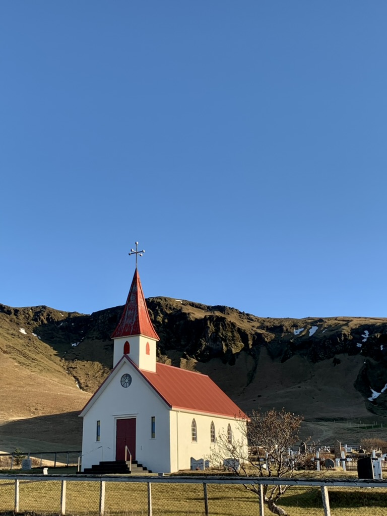 rosedear7's tweet photo. A lonely little church on a hill in Vík, Iceland. 

#Iceland #arcticcircle #travel #Europe #Vikings https://t.co/6igkqCh71j