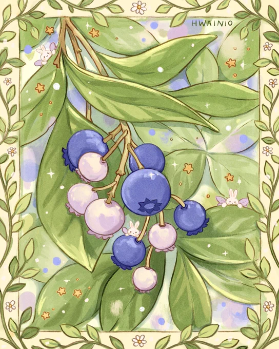 Blueberry bunnies! 🫐🐇 