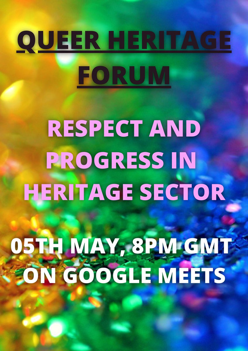 This week's subjects will be about respect and progress in the heritage sector. The topics of trust, honesty and community development will be explored. After the discussion, there will be an online party. 05th May, 8pm GMT 😀 DM us for the link.