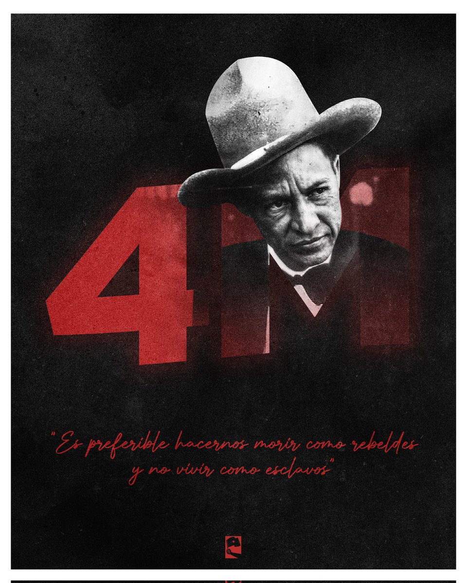 LaLuchaSigue79's tweet photo. #SandinoLuzVidayVerdad | Yo me haré morir con los pocos que me acompañan porque es preferible hacernos morir como rebeldes y no vivir como esclavos.

#Nicaragua 
#4Mayo https://t.co/iVfkKlkJ2x