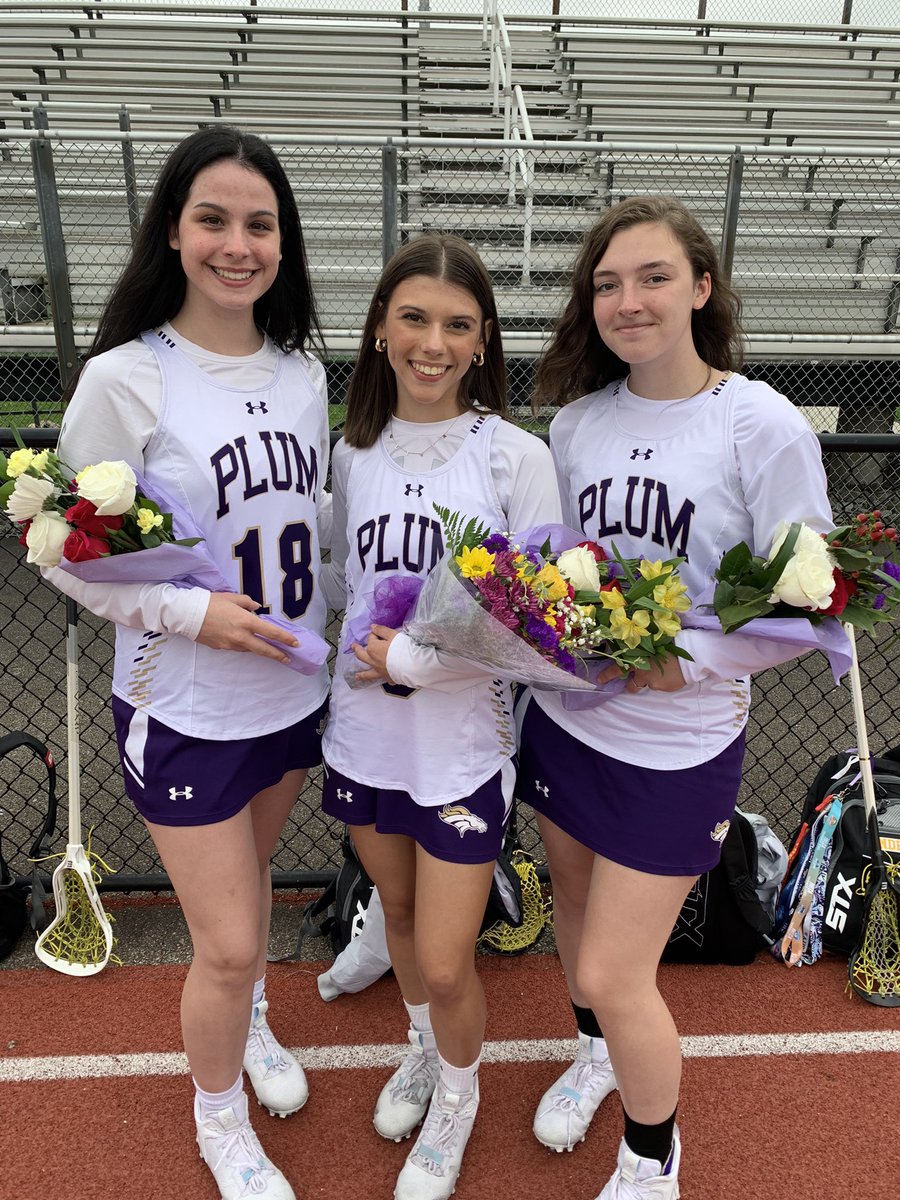 PlumHSGirlsLax's tweet photo. Celebrating our seniors tonight!! 💜🎉🥍 #wewillmissyou @plumgirlslax @plumboroughsd @PlumAthletics https://t.co/M8LWIa3DEp