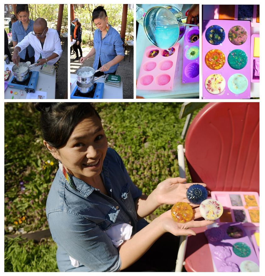 NYCGreenThumb's tweet photo. Participants in the #GTGT2022 Soap Making 101 workshop in April learned how to make their own soap using ingredients from the garden and an easy melt-and-pour method from Marcia Denson of Phoenix Community Garden. π·βs by @NYCParks, Malcolm Pinckney
#greenthumbgrows #Brooklyn https://t.co/3VbmrUx68y