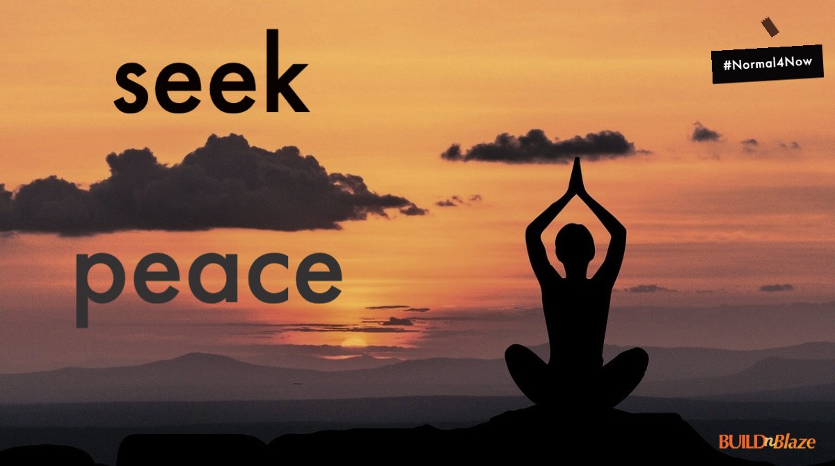 BuildnBlaze's tweet photo. Seek peace.
This May, we mark the second anniversary of #Normal4Now our initiative to address the reality of #COVID19 in all our lives.
As we celebrate an improved ability to prevent, manage and cure the virus, join our week to relax and stay #HealthyAtHome
@BuildnBlazeTV https://t.co/2Tp7yiPqnY