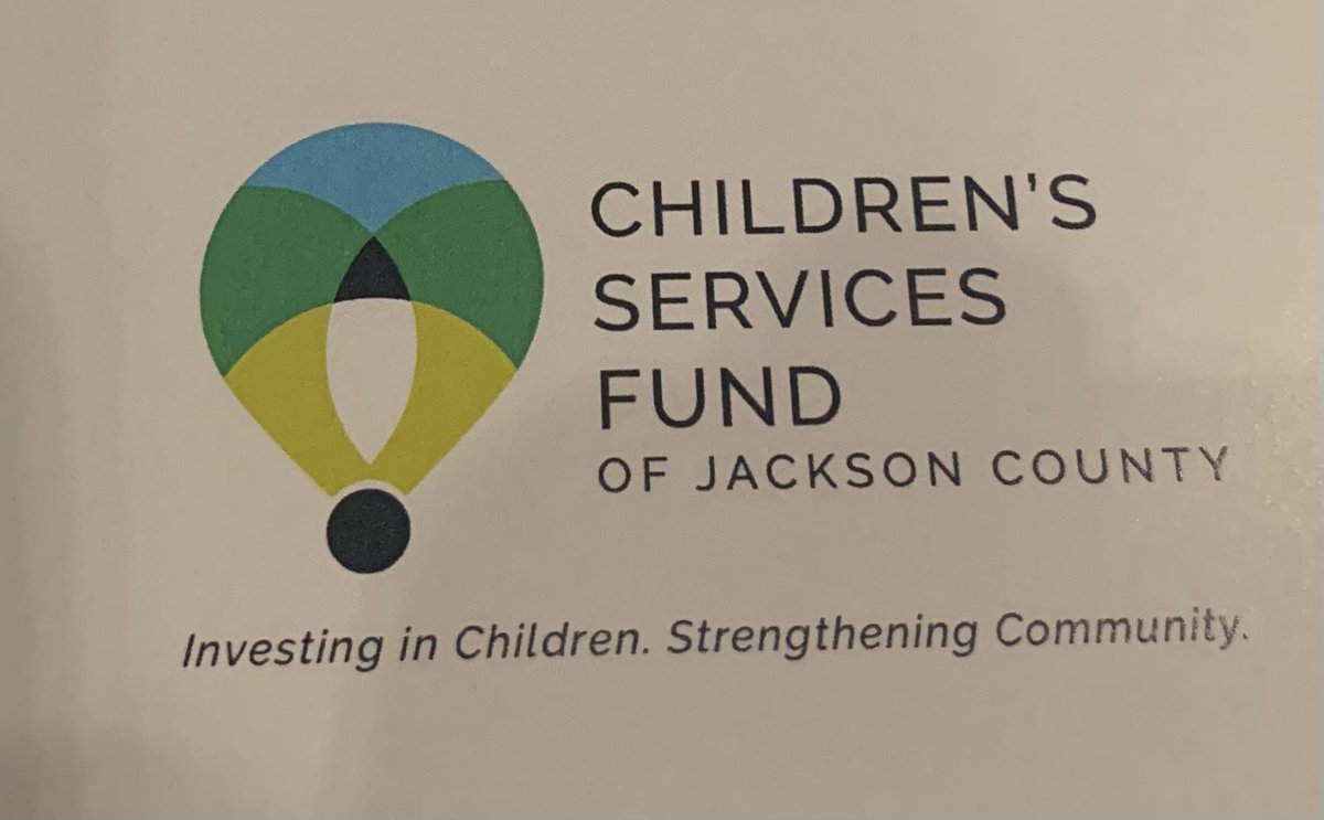 Sitting in a room full of brilliant community service providers celebrating 5 years of <a href="/JacksonCoKids/">Children's Services Fund of Jackson County</a>. Congratulations and thank you!  Still work to be done in supporting the behavioral health needs of Jackson County kids!