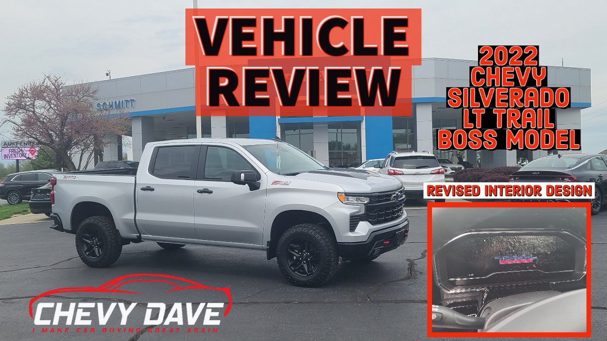 davechevysales's tweet photo. First Look at the Revised 2022 Chevy Trail Boss Silverado https://t.co/448WA79WaL via @YouTube https://t.co/cA98zcK2WM