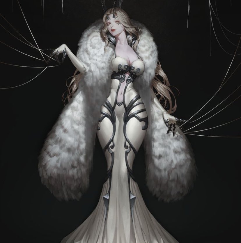 1123n387's tweet image. The younger sibling of Elsa, also created from the corruption of the gods and inhabitants of the earth…Nysa!

“Unlike Elsa…I won’t try and convince you to enjoy your last few minutes, I’ll just take them.”