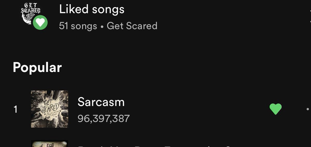 JohnnybSCARED's tweet image. Our song Sarcasm is almost to 100,000,000 streams?!?!? 🤯 go blast this classic and help us get there! #getscared  open.spotify.com/track/40i81AcC…