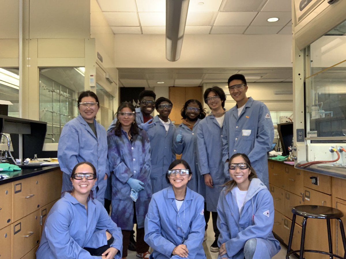 ChelseaAnorma's tweet photo. Wrapping up my semester with these wonderful humans…It’s been an honor and a privilege teaching them OChem this year @pomonacollege ! https://t.co/xvMNkpXBxe