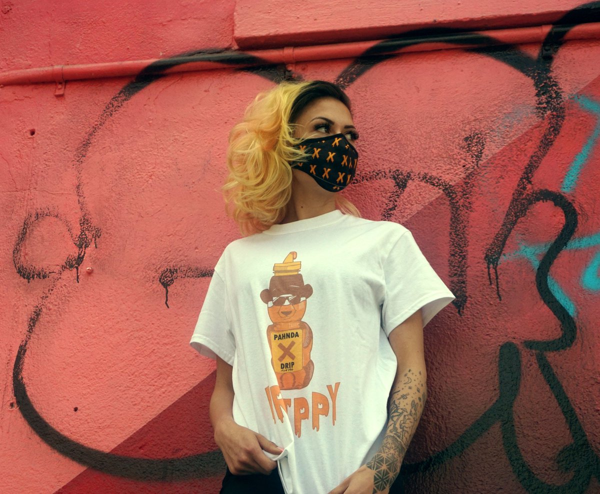 Pahndablac's tweet photo. Stay Dripped out 🐼🍯🍯 with the #DrippyPahnda Tshirt and #Drippymask by #Pahndablac 🐼🍯
https://t.co/eXAABr4F4U 🐼✖ 
#streetwear #streetfashion #fashion #streetstyle #style #clothingbrand #Wednesdayvibe #anime #manga #panda #art #tshirts #drip https://t.co/wQtiGcwZzz