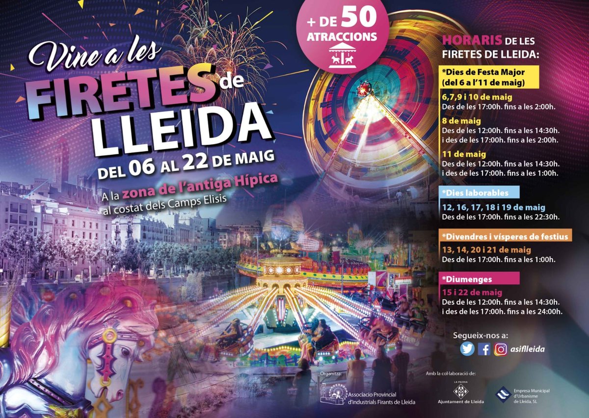 asiflleida's tweet photo. Trobaras vals del 2x1 a la oficina de turisme de LLEIDA i la Regidoria de Cultura 
#FiretesDeLleida #FestaMajorLleida https://t.co/1duVd65HRD