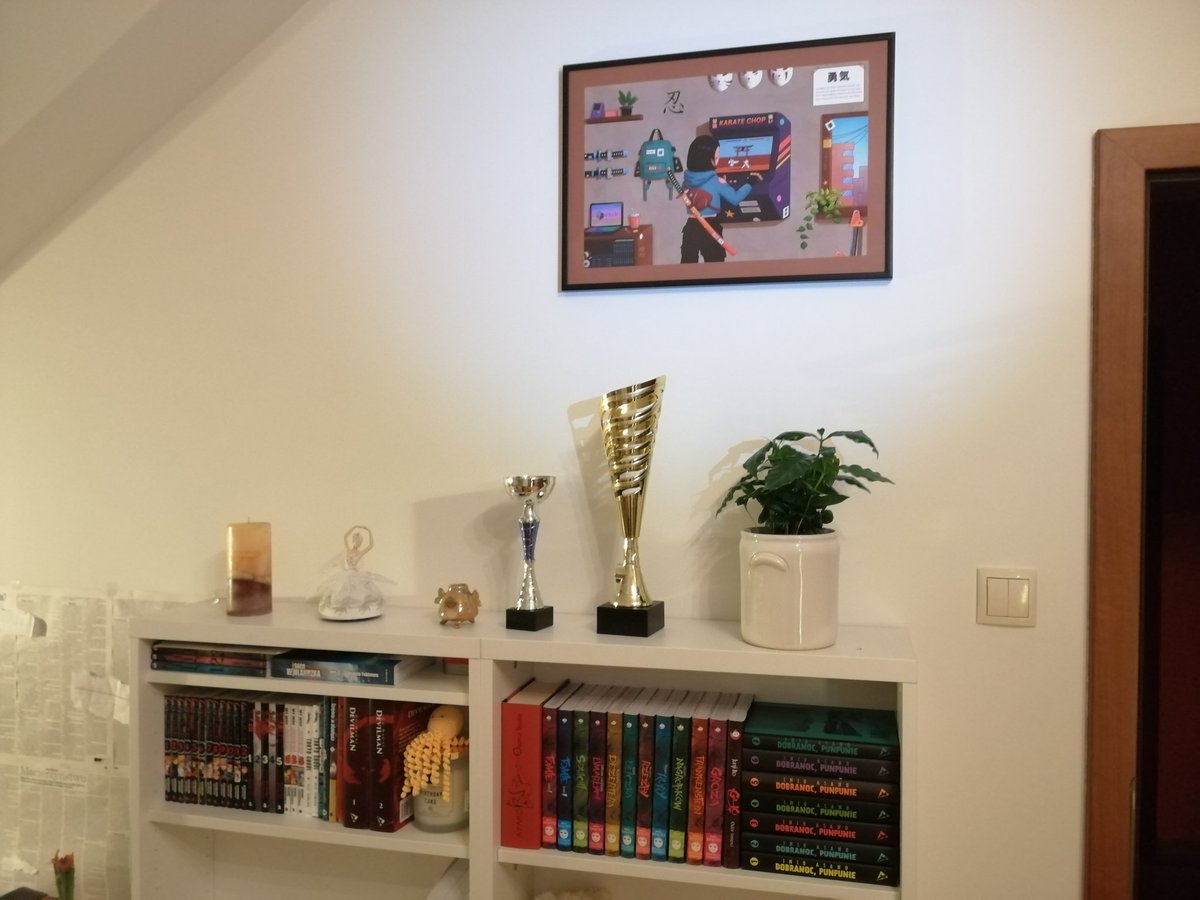 IMHO "Posters", physically redeemable NFTs from <a href="/ubiqsmart/">Ubiq</a> is one of the best crypto projects delivered ever.
Finally our teenagers managed to hang all posters in their rooms. They are happy and asking for more. Thank you Ubiq! $UBQ <a href="/CryptoUbiq/">Ubiq Crypto Community</a>