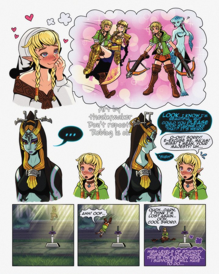 the legend never said the hero couldn't be a girl! 