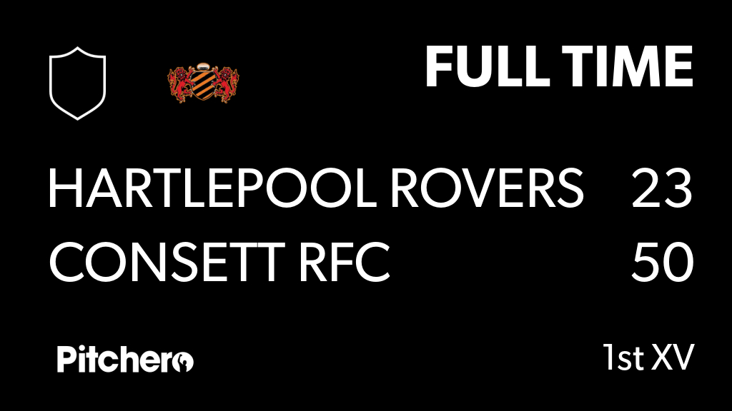 FULL TIME: Hartlepool Rovers RFC 23 - 50 Consett RFC
#HARCON #Pitchero
pitchero.com/clubs/consett/…