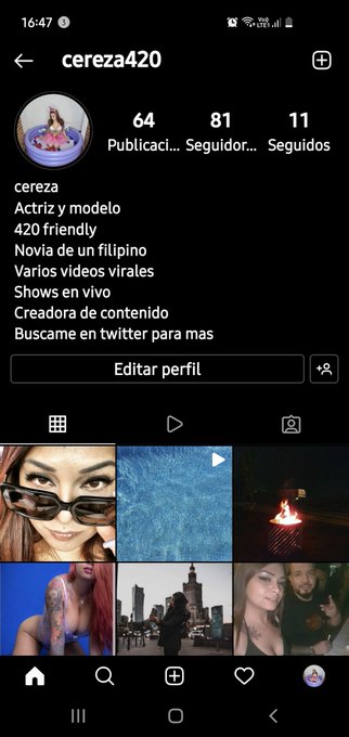 Sigue mi nuevo instagram  Cereza420 😘😘😘 https://t.co/0PIH2DxV2b