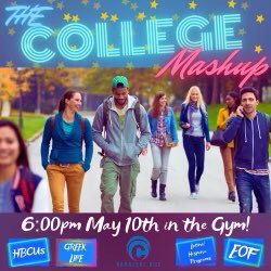 Juniors! The College Mashup Event will be taking place on May 10th at 6pm! Come connect with HBCUs, Greek Life, EOF, and other college programs. There will be presentations from representatives, as well as performances from current members of fraternities and sororities.
