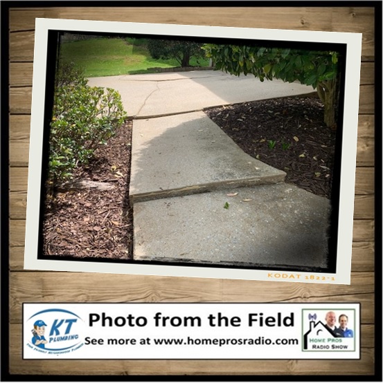 Our show is out of this world for #starwarsday! We're discussing concrete issues like these cracks that may be tripping you up around the #home. Also, our News Desk has a burglar caught in an #attic and a squatter in the #basement. Join us at 6pm on YouTube and Facebook Live!