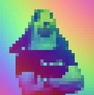 csvchain's tweet image. CSVchain NFT spotlight:

"rainbowkirk2" by @Jiminy_Kirket

csvchain.com/gallery.html#5…