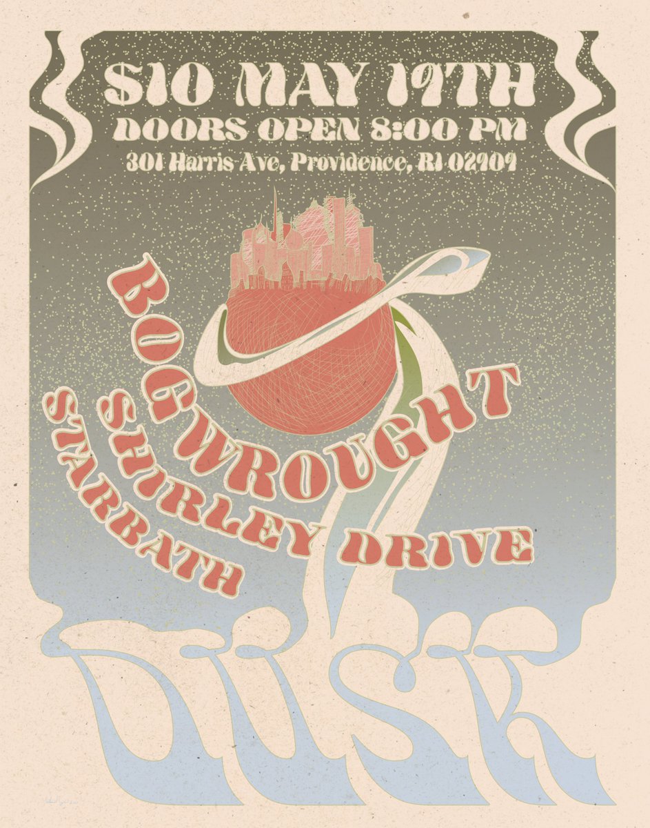 StarBathBand's tweet photo. Super stoked to announce that in just a few weeks we will be rocking the fuck out Dusk with our friends Shirley Drive and Bogwrought 

Don't miss out on this groovy good time!!

https://t.co/HQoh2LN3yw

#localmusic #providenceri #livemusic #liveshow #rocknroll #rock #metal #psych https://t.co/sdNm5moFwT