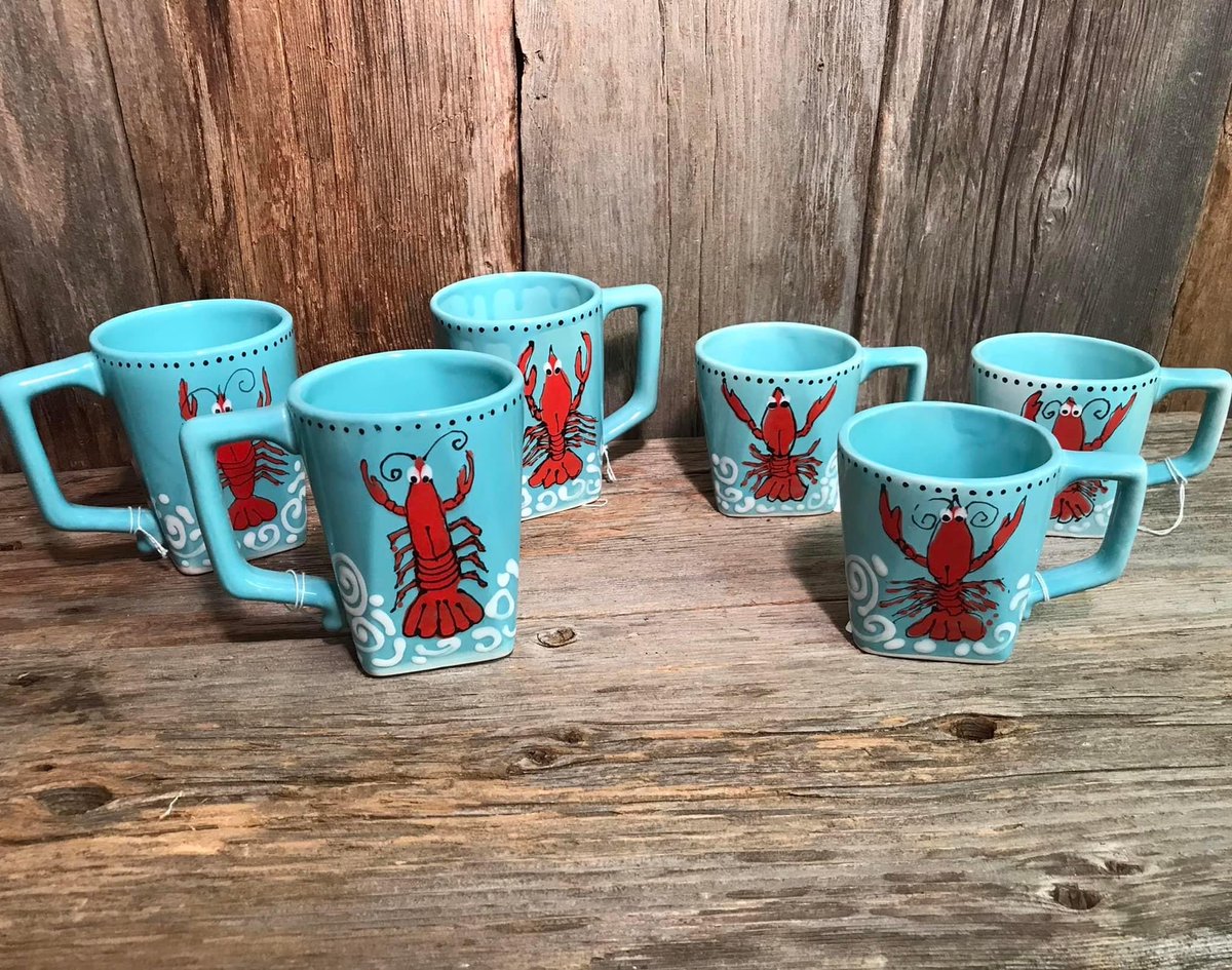 visitstmartin's tweet photo. Check out the cutest handmade pottery dancing crawfish mugs at Louisiana Marketshops at the 115! https://t.co/nvLz7IsOda