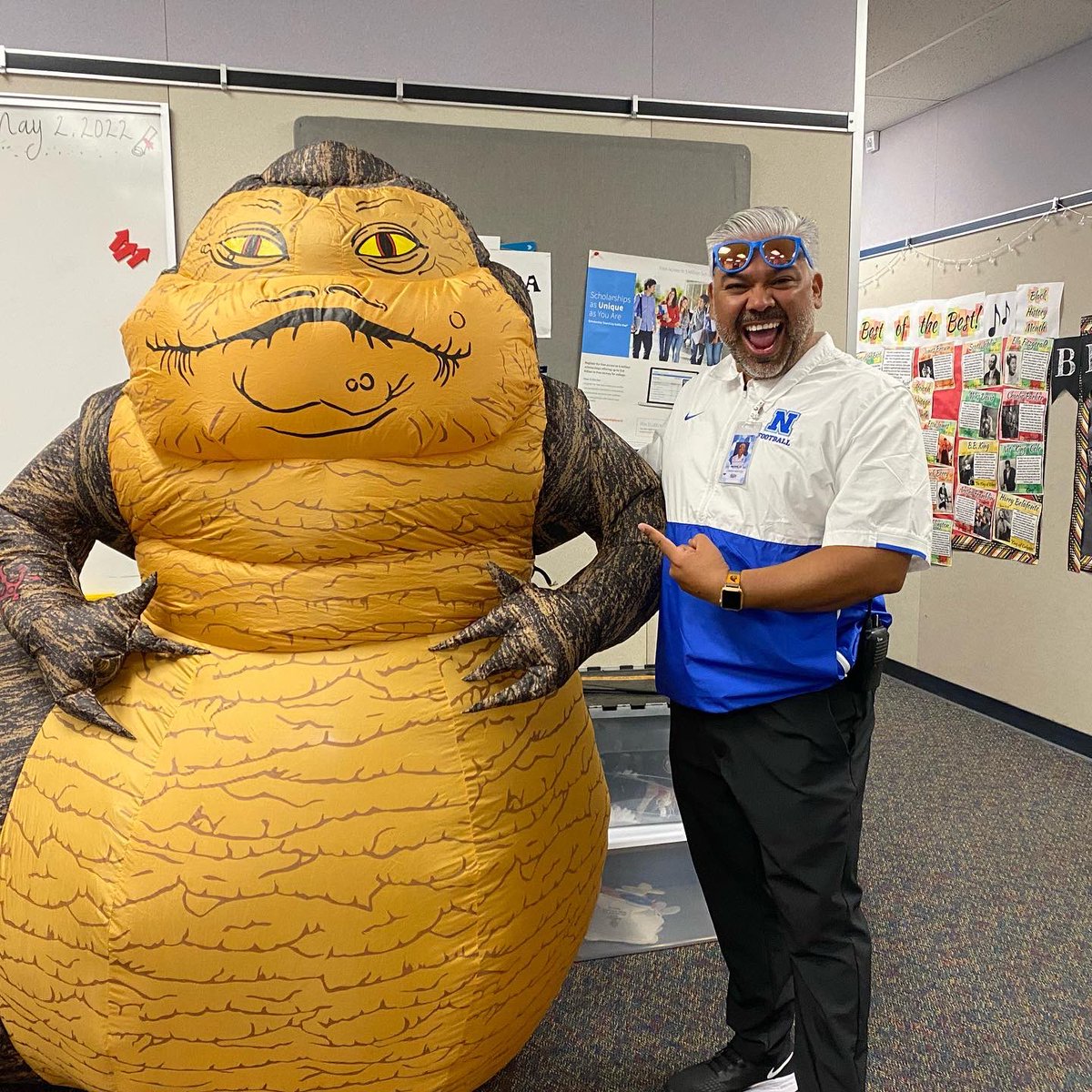 A little fun with May the Forth be With You Day!!! <a href="/NorcoHighSchool/">Norco High School</a> <a href="/OmayEn1/">@OmayEn</a> #maythe4thbewithyou ⭐️🪐🛸🛰🚀